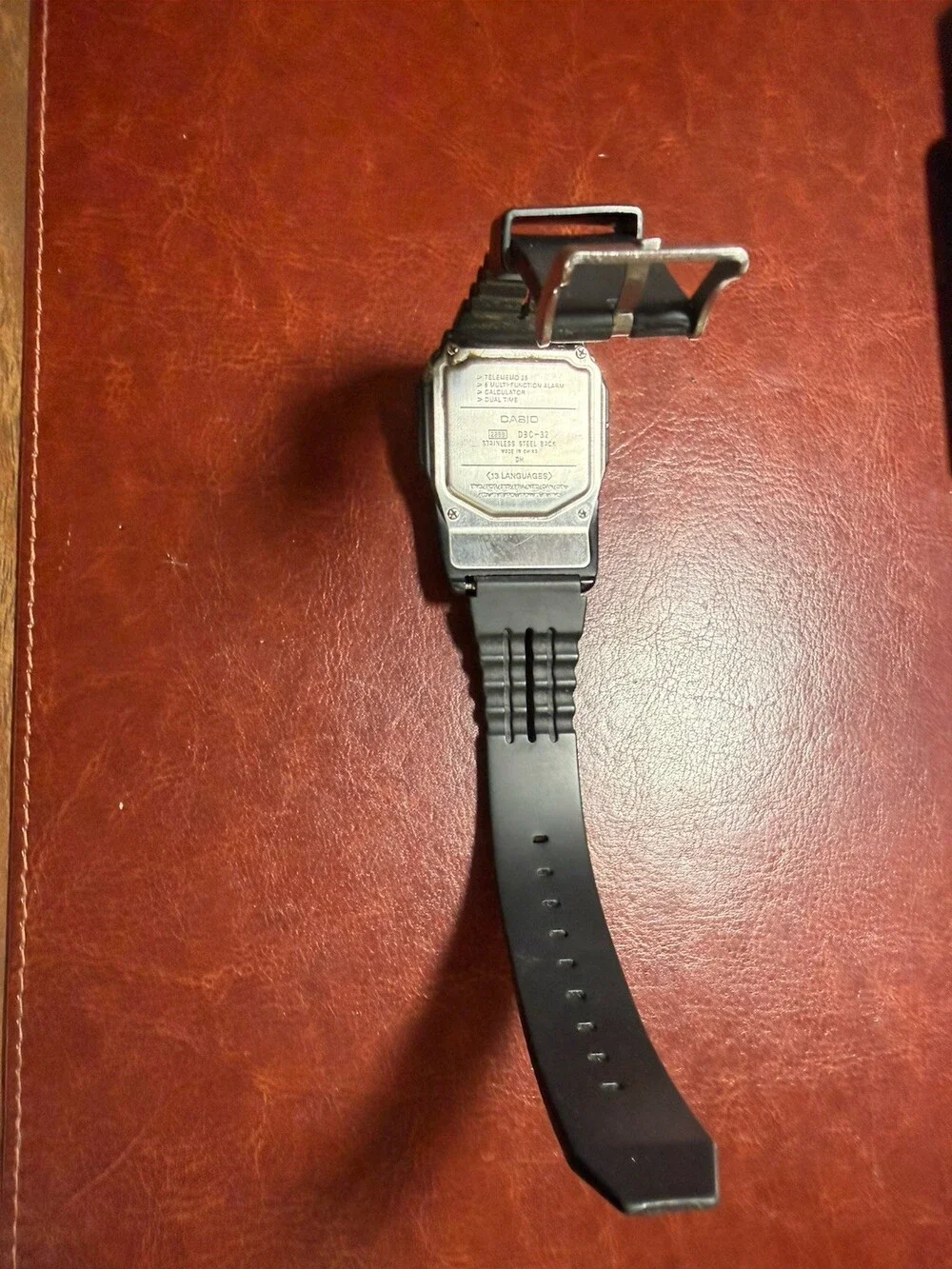 Casio DBC-32 Databank Calculator Watch Telememo 25 Module 2888 Working
